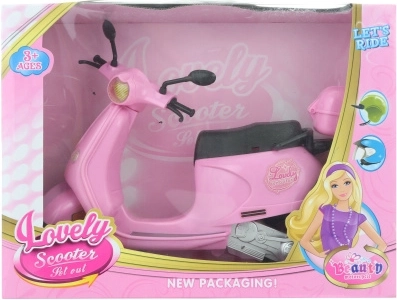 Plastový skútr pro panenky