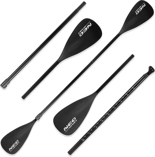 Pádlo 2v1 pro SUP NEO-SPORT – nastavitelné, skládací, jednolisté i dvoulisté