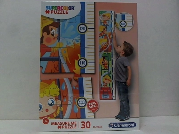 Clem puzzle 30 dílků – růstový metr SOS Fireman