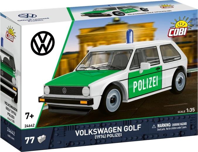 Cobi Volkswagen Golf I (1974) Polizei 1:35 - stavebnice