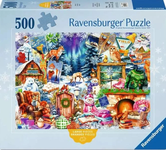 Ravensburger Puzzle Horská vesnička XXL 500 dílků