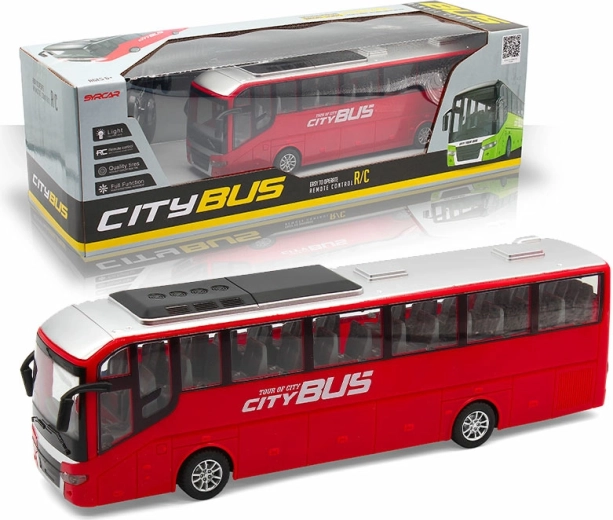 R/C autobus City Bus červený