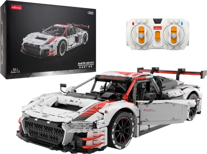 Stavebnice RASTAR Audi R8 LMS GT3 v měřítku 1:8