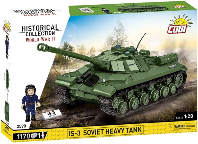 Stavebnice tanku IS-3 – sovětský těžký tank 1:28