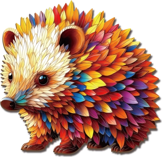 2Kids Toys dřevěné puzzle ježek