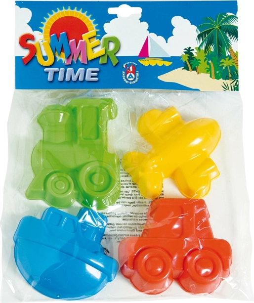 Sada pískových formiček Dopravní prostředky