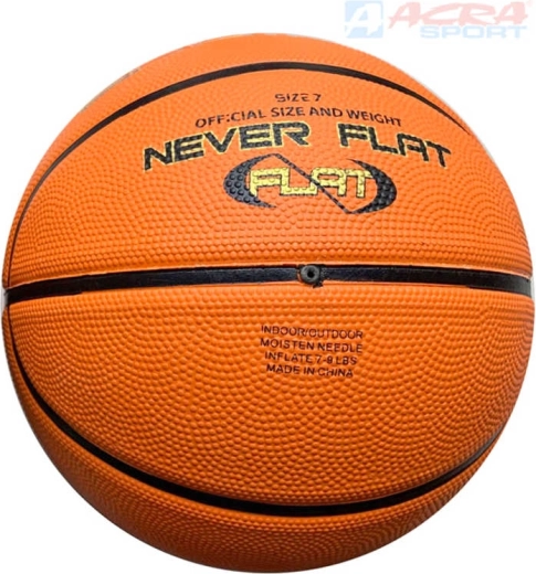 ACRA gumový basketbalový míč street 24 cm velikost 7 - 1 kus