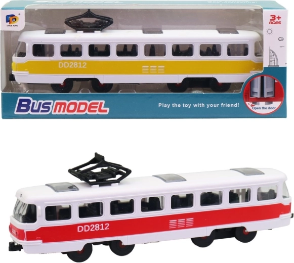 Tramvaj šalina 17 cm – realistický model pro děti