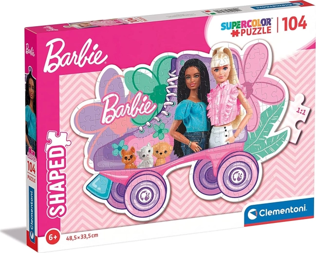 Tvarované puzzle BARBIE 104 dílků