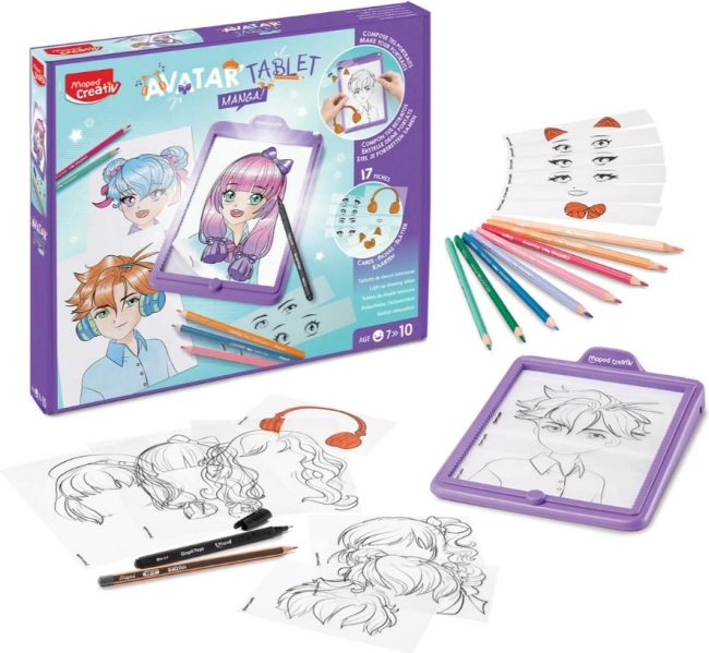 Kreativní tablet na kreslení Maped Manga Avatar