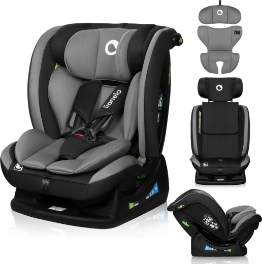 Lionelo Aart i-Size autosedačka 40–150 cm Grey Graphite
