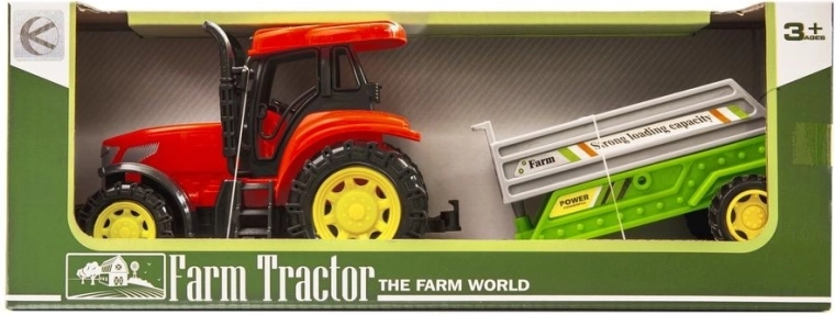 Traktor s přívěsem - 1 kus