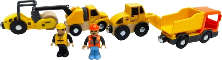 2Kids Toys sada stavebních strojů s figurkami