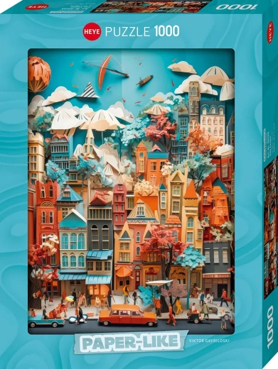 Heye puzzle Paper-Like Centrum města 1000 dílků