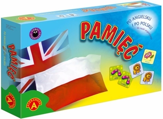Vzdělávací desková hra Pamięć Angielska
