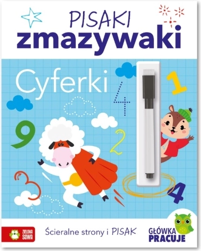 Pisaki zmazywaki – cyferky