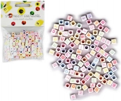 Plastové korálky abeceda 300 ks