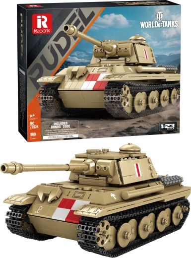 World of Tanks stavebnice tanku Pudel 969 dílků