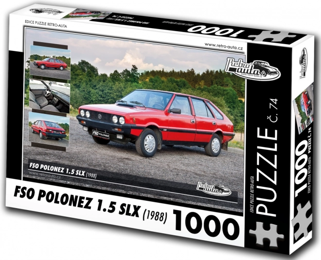 Puzzle Retro-Auta FSO Polonez 1.5 SLX 1000 dílků