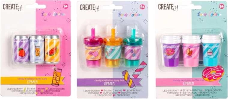 Create It! balzám na rty Candy