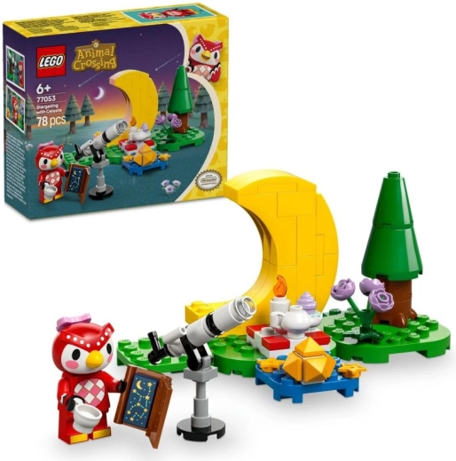 LEGO ANIMAL CROSSING pozorování hvězd s Celeste