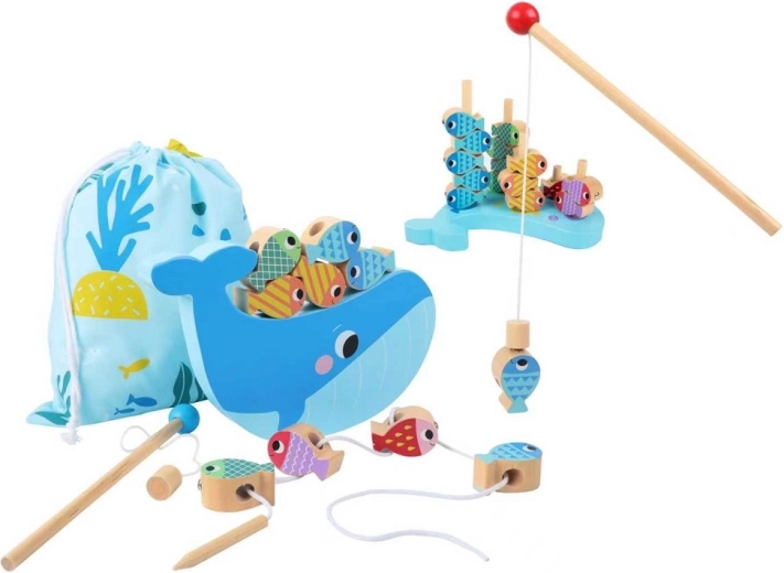 2Kids Toys motorická hra 3 v 1 velryba