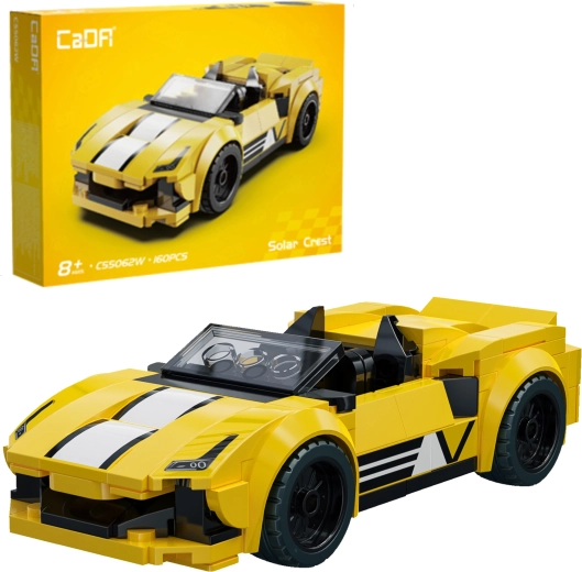 Stavebnice CaDA Solar Crest – závodní auto, 160 dílků