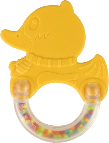 Chrastítko a kousátko ve tvaru kachny