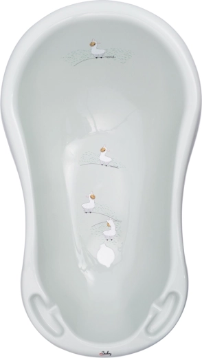 Maltex dětská vanička se zátkou Lama Minimal 84 cm – šalvějově zelená