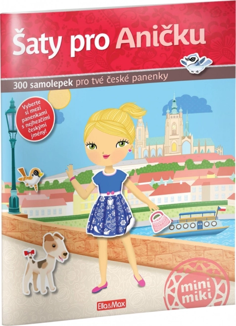 Šaty pro Aničku - Kniha samolepek