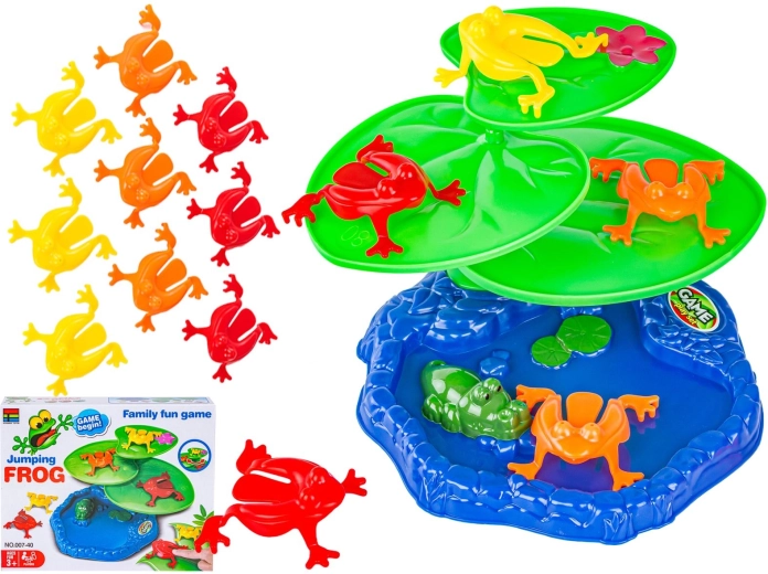 Skákající žabky Jumping frog – zábavná hra na zručnost