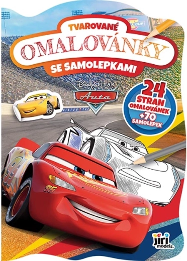 Tvarované omalovánky auta