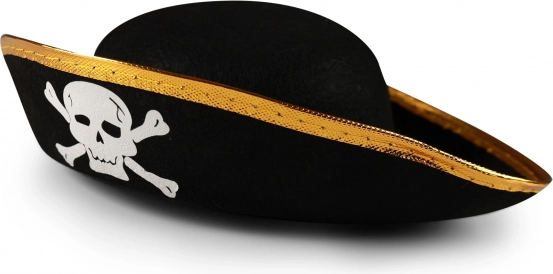 Dětský pirátský klobouk s lebkou