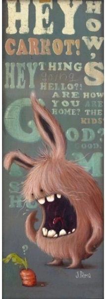 Vertikální puzzle Zozoville: Mrkev 1000 dílků