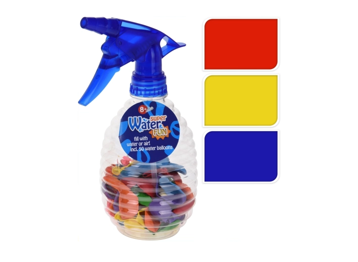 Zábavný set Super Water Fun – vodní balónky s pumpičkou 500 ml