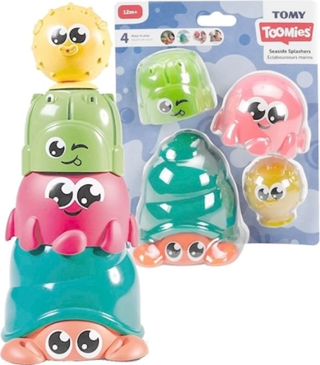 Toomies Mořská zvířátka – koupací sada 4 ks