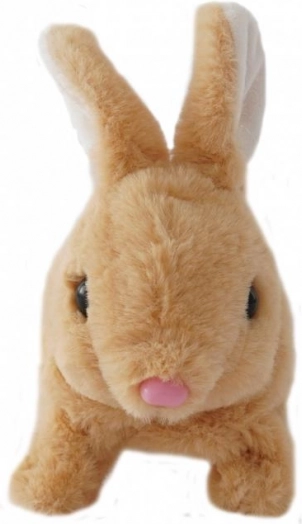 Zajíček béžový na baterie