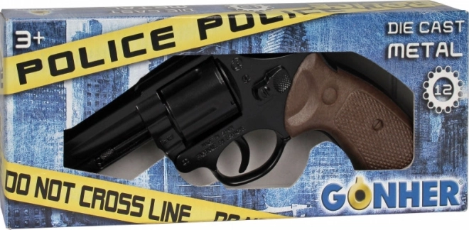 Kovový policejní revolver na 12 nábojů GONHER