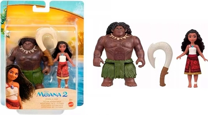 Disney Vaiana 2 sada figurek Vaiana a Maui s magickým hákem