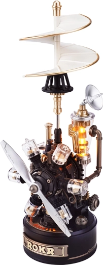 ROKR 3D mechanická skládačka Da Vinciho vrtulník s LED osvětlením