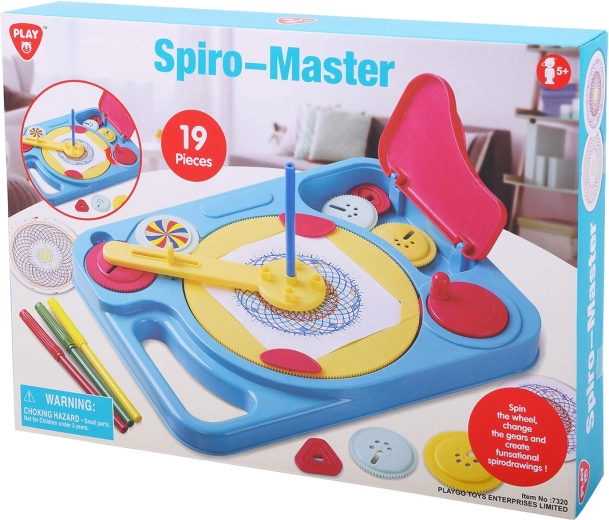 Spiro Master od Playgo – kreativní spirálová kreslící sada