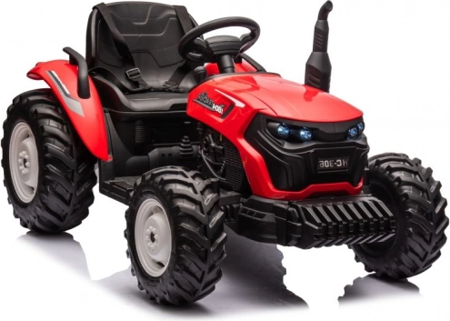 elektrický dětský traktor 24v červený