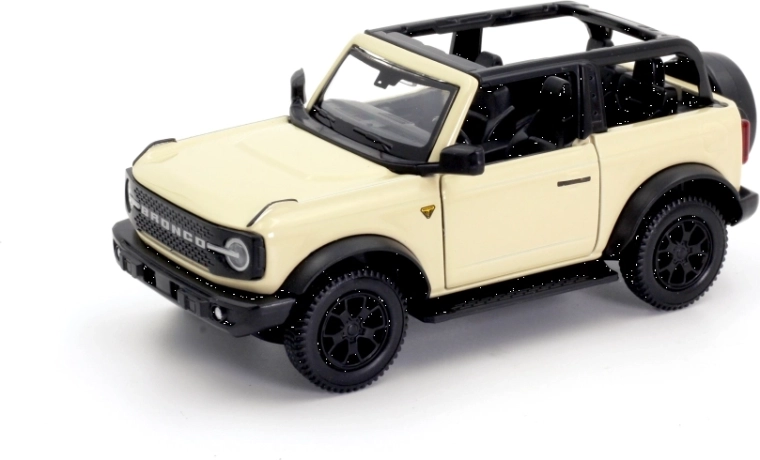 Kovový model auta Ford Bronco Badlands 2023 se sundávací střechou 1:32/39