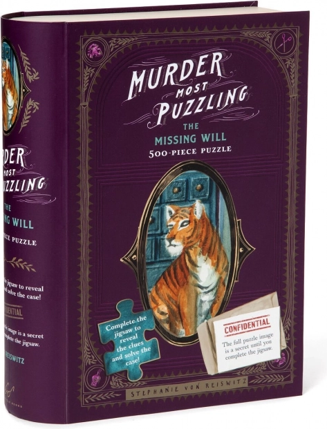 Puzzle s detektivním případem Chybějící závěť 500 dílků