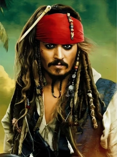 Norimpex diamantové malování Piráti – Jack Sparrow 30 × 40 cm