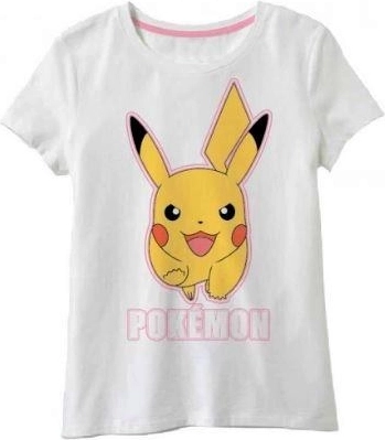 Bílé tričko Pokémon – Velikost: 110-116
