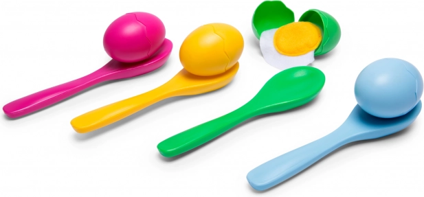 Vajíčková štafeta – hra s lžící pro děti