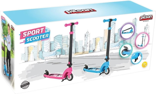 Koloběžka růžová pro děti