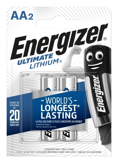 Energizer Ultimate Lithium AA tužkové baterie 1,5 V – 2 ks