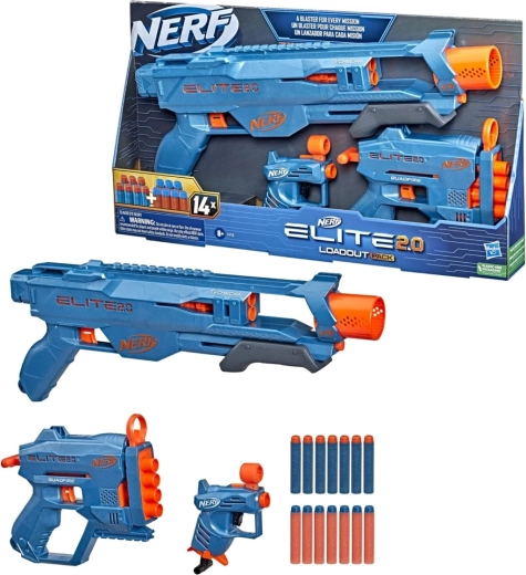 Nerf Elite 2.0 Loadout Pack – sada tří blástrů se šipkami